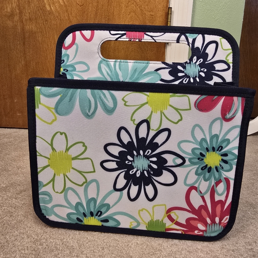 Thirty-One - Organizer (Daisy Pattern) - Floral Print- Double Duty - Picture 7 of 10
